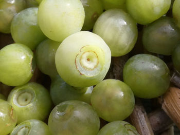 Full frame shot of fruits in market