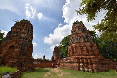 Low angle view of a temple