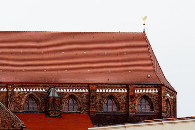 Low angle view of building against sky