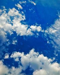 Low angle view of clouds in sky