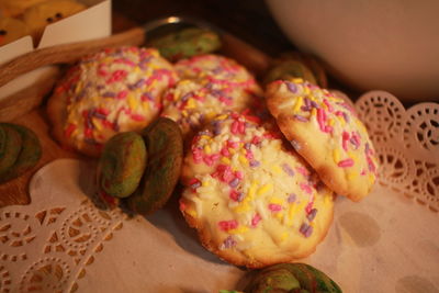 Close-up of multi colored candies