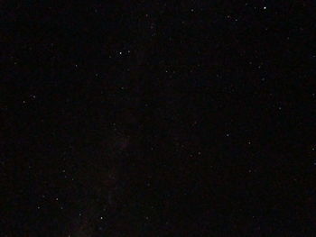 Low angle view of star field at night