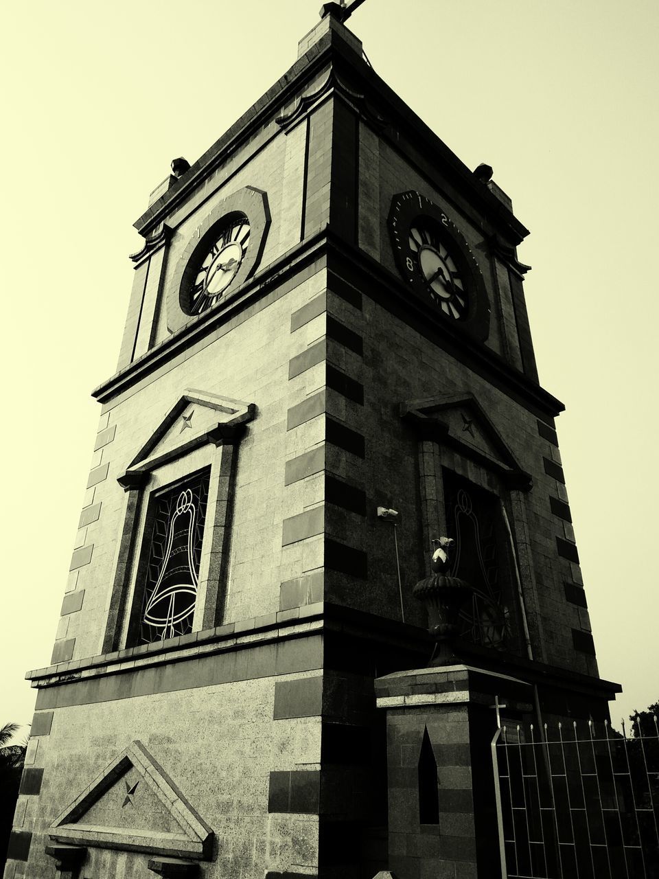 LOW ANGLE VIEW OF BELL TOWER