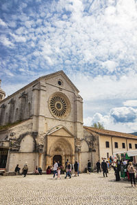 Low angle view of church