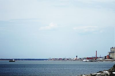 Boats in harbor