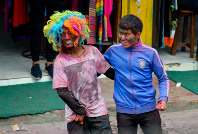 Two men in traditional clothing