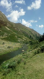 Scenic view of landscape against sky