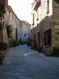 Narrow alley in old town