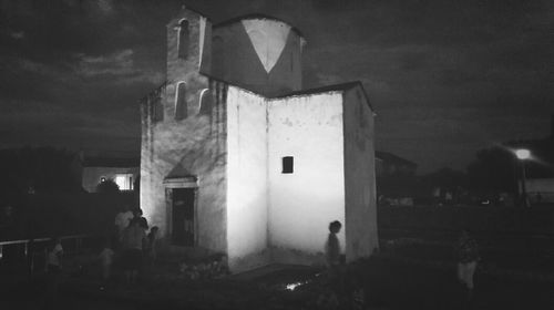 View of built structure against clear sky