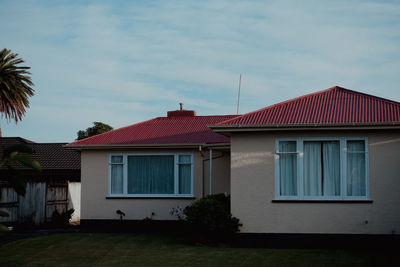 Houses against sky