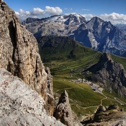 Scenic view of mountains