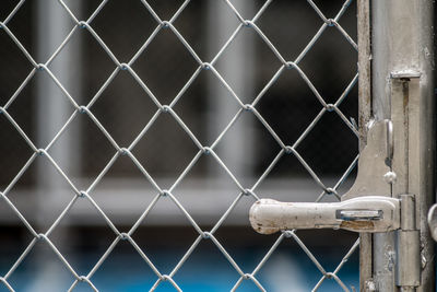 Close-up of chainlink fence