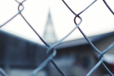 Close-up of chainlink fence