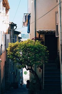 View of buildings in town