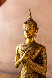 Sculpture of buddha statue at temple