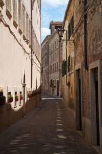 Street amidst buildings in city