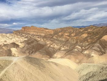 High angle shot of rocky landscape