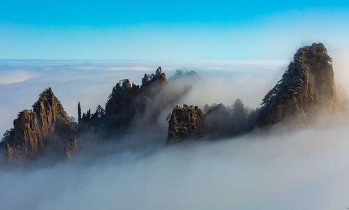 Panoramic view of landscape against sky