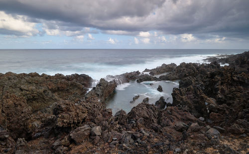 Seacoast of buenavista del norte, tenerife, canary island, spain