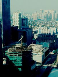 Skyscrapers in city