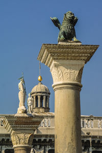 Low angle view of statue