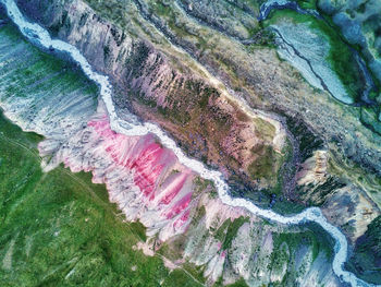 Full frame shot of rock in sea