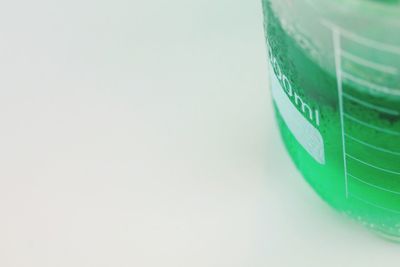 Close-up of leaves over white background