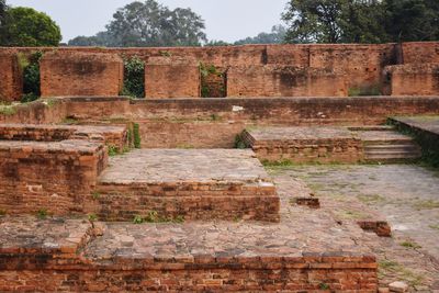 View of old ruins