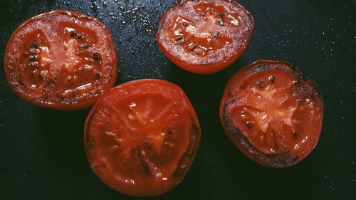 Close-up of red cake