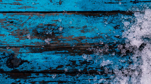 Close-up of blue water