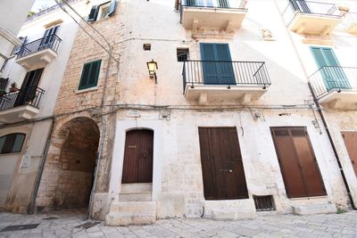 Low angle view of old building