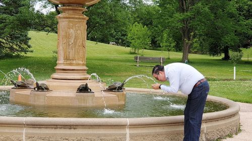 Fountain in park