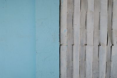 Full frame shot of white door