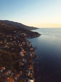 View on the cap corse