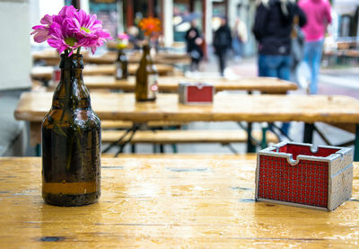 Close-up of wooden door