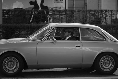 Car on street in city