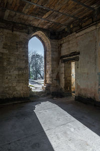 Corridor of old building