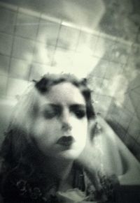 Portrait of young woman