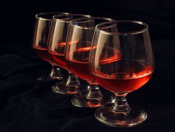 Close-up of wine glass