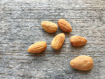 High angle view of fruits on table