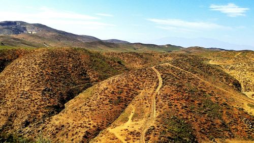 Scenic view of mountains