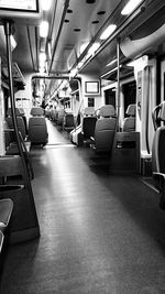 View of empty railway station