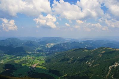 Scenic view of landscape against sky