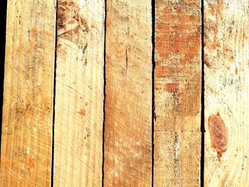 Full frame shot of wooden wall