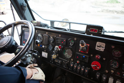 Close-up of cropped image of airplane