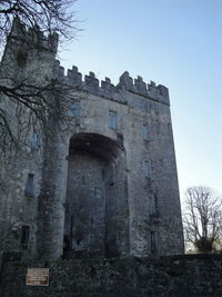 Low angle view of old building