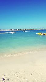 Scenic view of beach