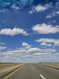 Road passing through landscape