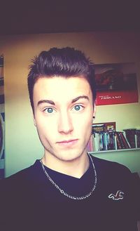 looking at camera