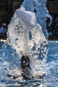 Close-up of water in winter